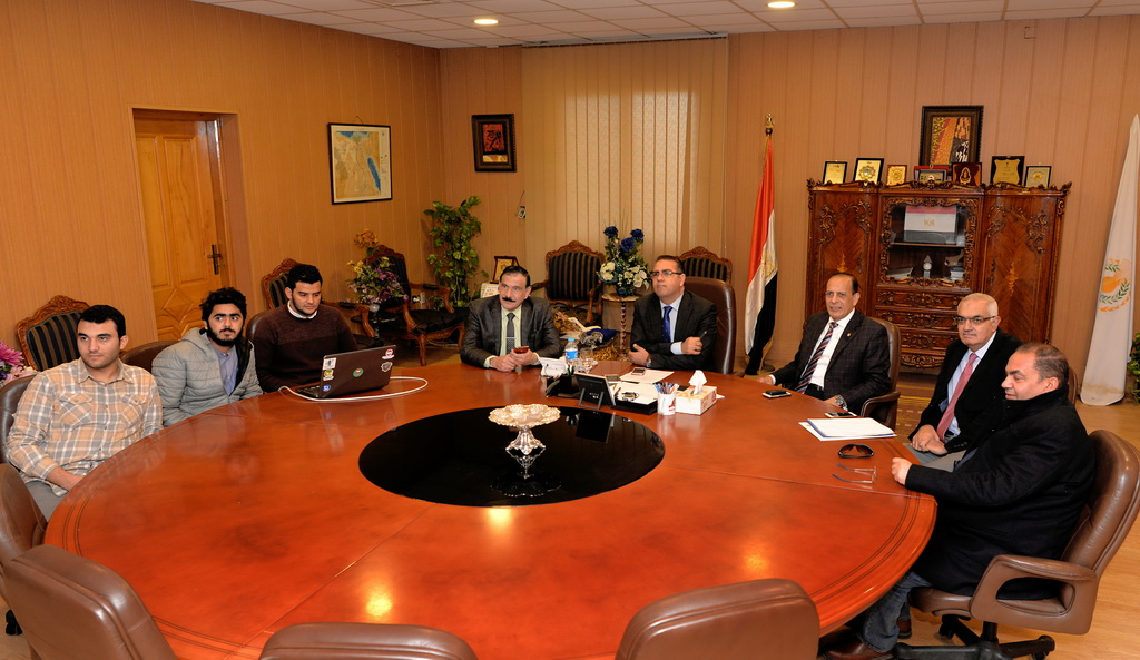 Mansoura University compete in the Formula Student competition organized annually at Silverstone
