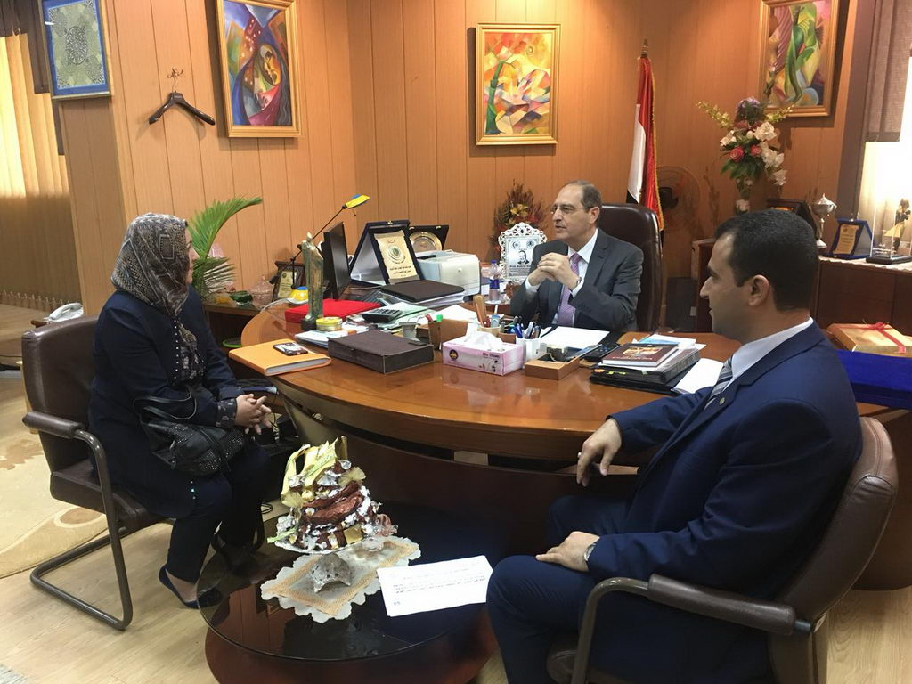 جامعة المنصورة تبحث التعاون مع جامعة سطيف بالجزائر