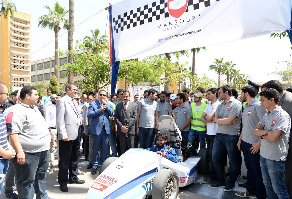 Mansoura Motorsport team presents the stages of the Formula race car