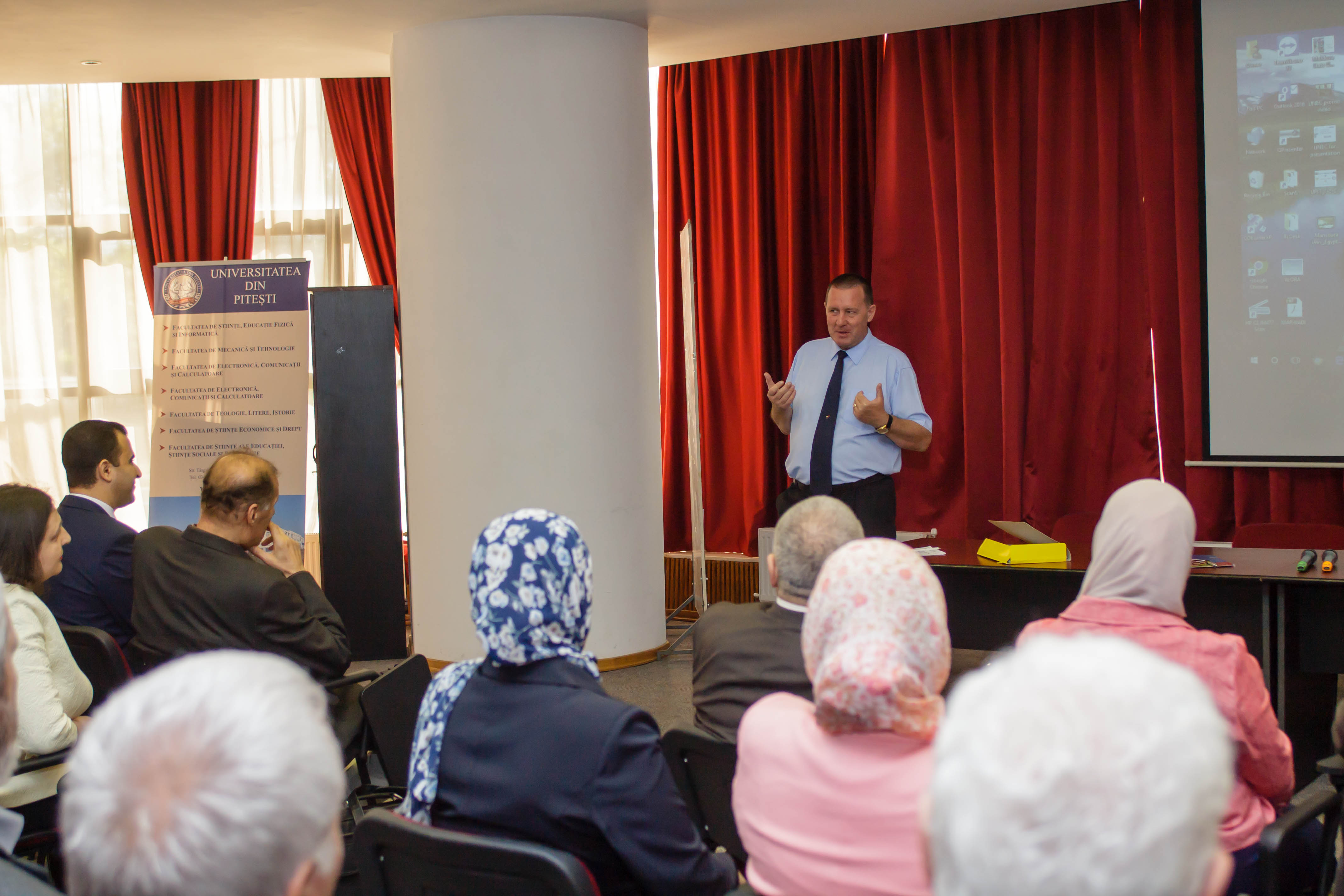 Mansoura University Participates at Erasmus+ Week at University of Pitești, Romania