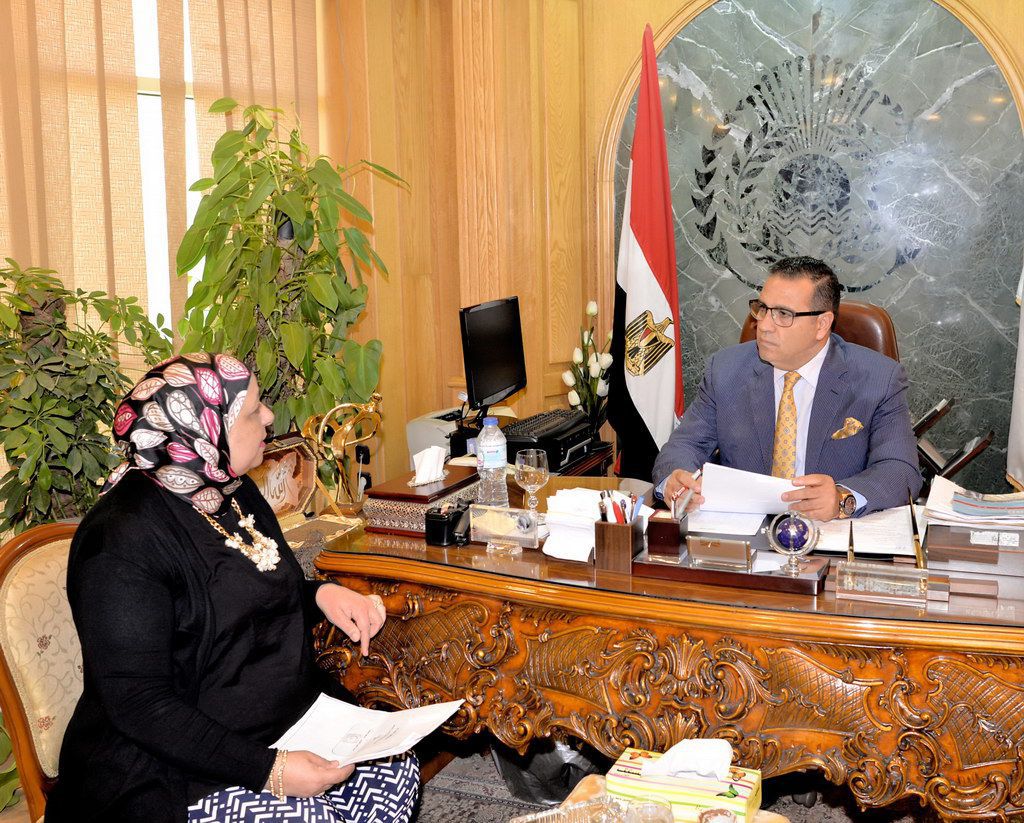 President of the University of Mansoura follows the development of the the Addiction Treatment Unit