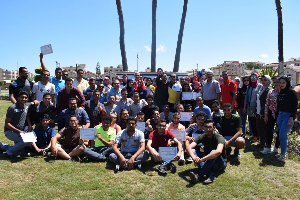 Concluding the activities of Mansoura University students' forum