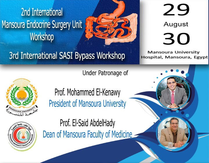 مستشفى جامعة المنصورة تستضيف خبير نرويجى لاجراء جراحات تحويل المسار لمرضى السمنة المفرطة