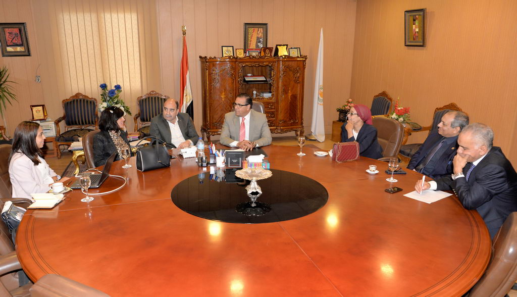 جامعة المنصورة تبحث مع معهد تكنولوجيا المعلومات انشاء أول مركز ابداع تكنولوجي بالدلتا