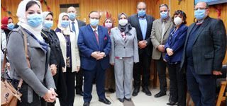 افتتاح وحدة المرأة الآمنة بجامعة المنصورة