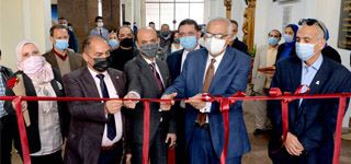 افتتاح تطوير مدرج المهدى بكلية التجارة بجامعة المنصورة