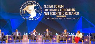 Mansoura University Participates in the Events of the Second Global Forum for Higher Education and Scientific Research (GFHS) for the Year 2021
