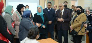The Minister of Social Solidarity Visits the Service Center for People with Disabilities at Mansoura University