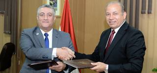 Signing a cooperation protocol between Mansoura University and the National Institute of Oceanography and Fisheries