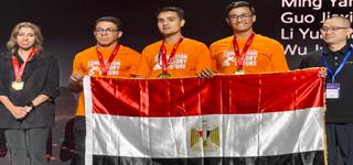 Students of the Faculty of Engineering, Mansoura University, win first place in the Huawei Global Competition in China