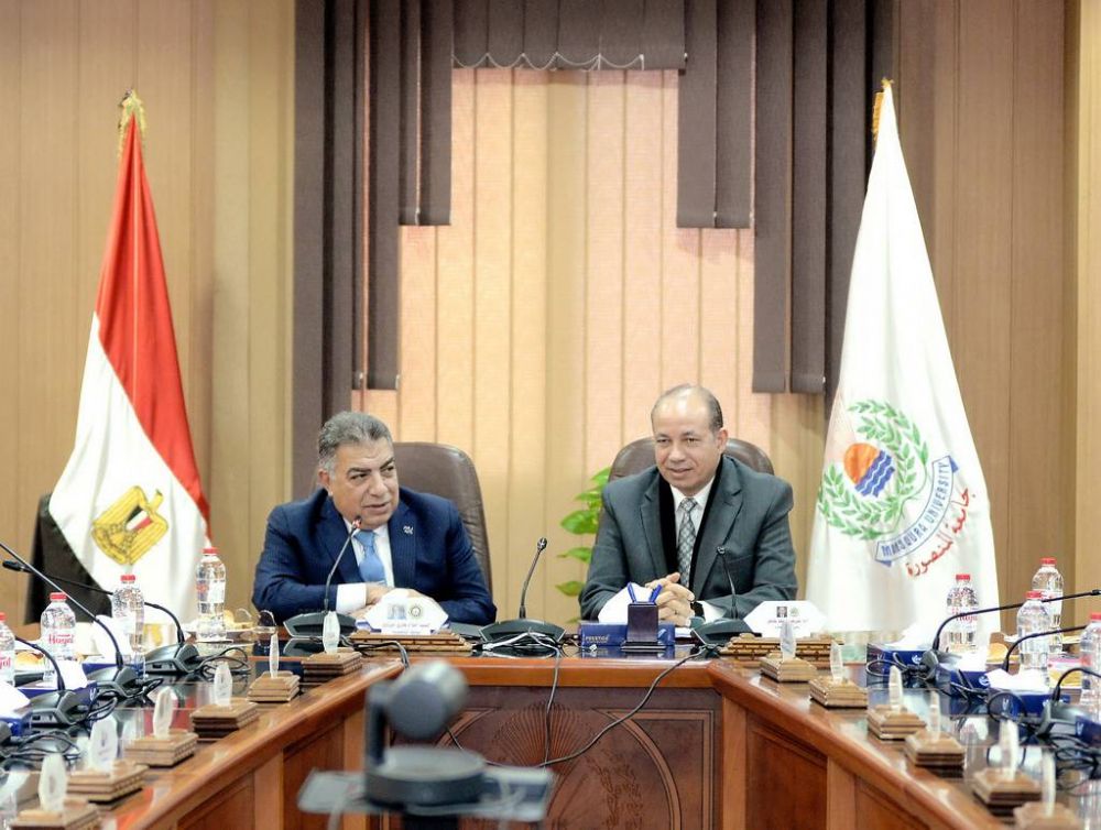 مجلس جامعة المنصورة يعقد اجتماعه الدوري بحضور محافظ الدقهلية 