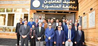جامعة المنصورة تفتتح مشروع تطوير مصيف العاملين بمدينة جمصة