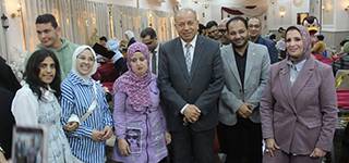 Mansoura University President Joins Students with Disabilities for Ramadan Iftar, Emphasizes Commitment to Their Integration into University Life