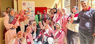 كلية التربية للطفولة المبكرة تستضيف قافلة طبية مجانية لدعم صحة منسوبيها